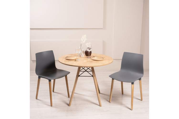 Пластиковый стул Кобе серый-1