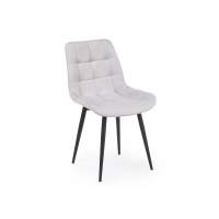 Стул на металлокаркасе Челси К светло-серый (zd 960) / черный np