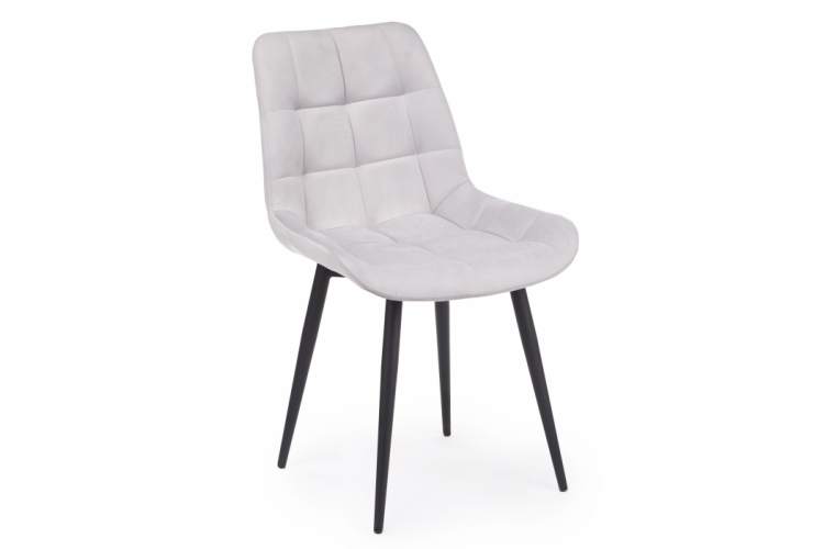 Стул на металлокаркасе Челси К светло-серый (zd 960) / черный np