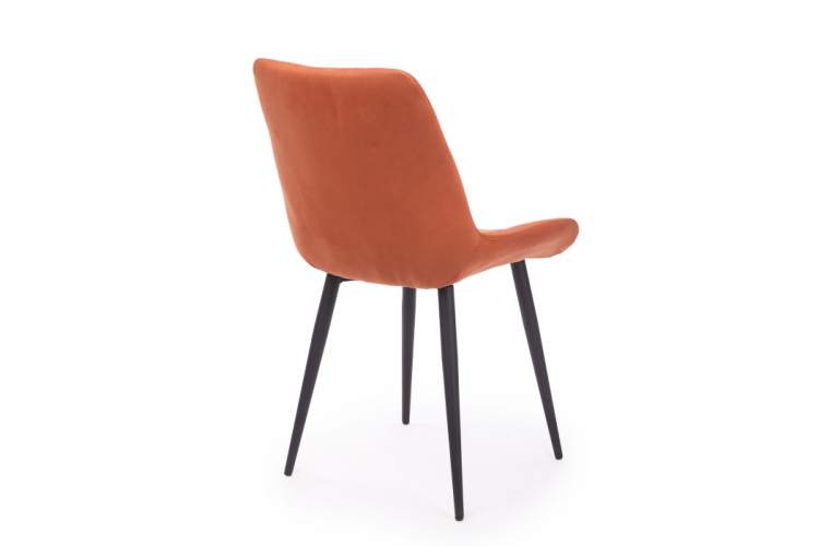 Стул на металлокаркасе Челси К терракотовый (zd 432) / черный np-5