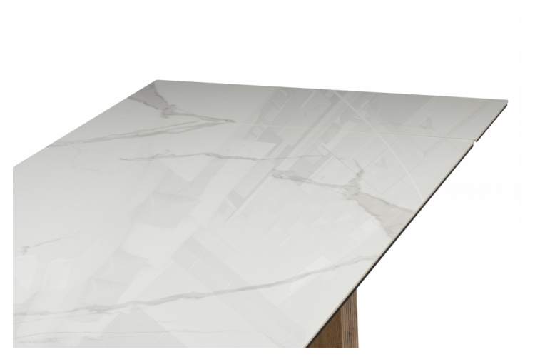 Керамический стол Бернардо 180x90 statuario titan gloss / дуб монтана-13