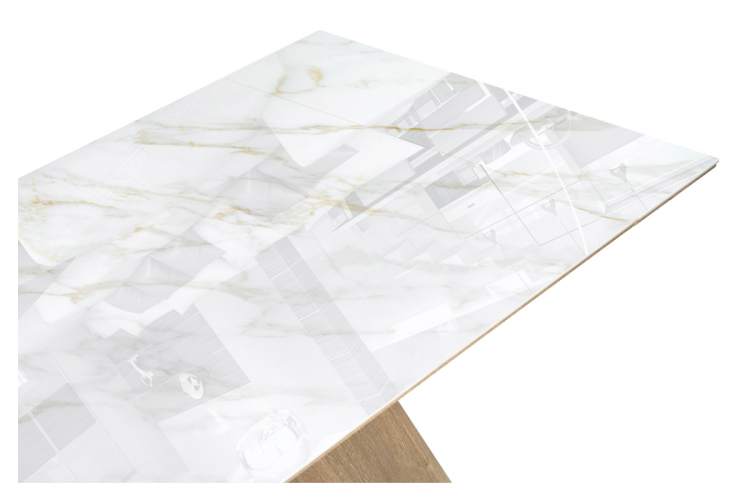 Керамический стол Ливи 140(200)х80х78 carla larkin / дуб монтана-6