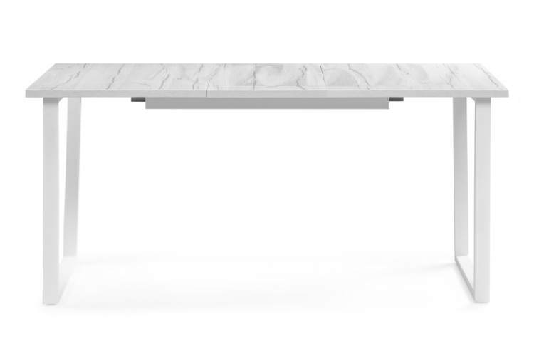 Стол деревянный раскладной Лота Лофт 120 25 мм юта / белый матовый-3