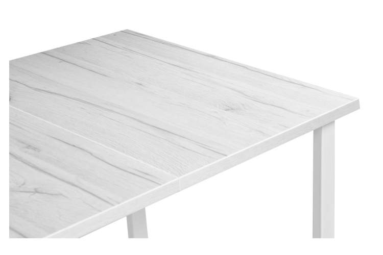 Стол деревянный раскладной Лота Лофт 120 25 мм юта / белый матовый-5