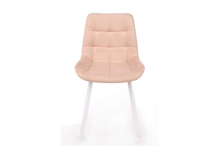 Стул на металлокаркасе Челси П бежевый (zd 210) / белый-3