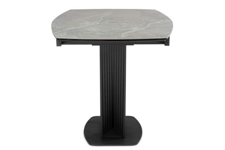 Керамический стол Вейл 160(205)х89 larka grey / черный-8