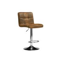 Барный стул Барный стул Paskal brown / chrome Барный стул Барный стул Paskal brown / chrome