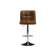 Барный стул Paskal brown / chrome