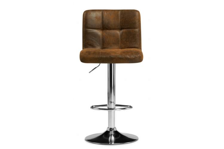 Барный стул Paskal brown / chrome-2