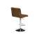 Барный стул Paskal brown / chrome