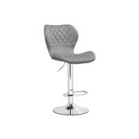 Стул Барный стул Porch chrome / gray Стул Барный стул Porch chrome / gray
