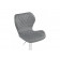 Porch chrome / gray Барный стул