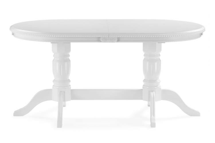 Стол деревянный Эвклаз овальный белый-1