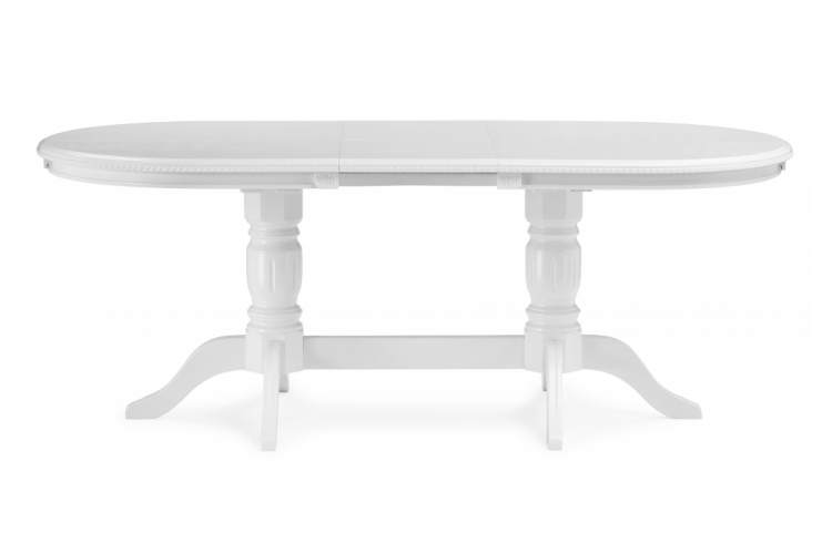 Стол деревянный Эвклаз овальный белый-2