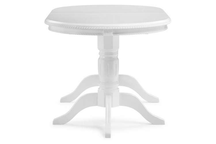 Стол деревянный Эвклаз овальный белый-3