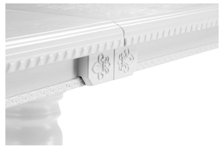 Стол деревянный Эвклаз овальный белый-6