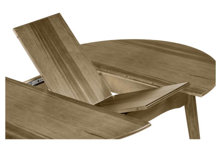 Стол деревянный Тера круглый 100х100х76 орех-5