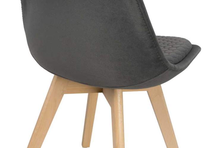 Стул деревянный Bonuss dark gray / wood-5