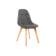 Стул деревянный Filip dark gray / wood