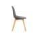 Стул деревянный Filip dark gray / wood