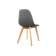 Стул деревянный Filip dark gray / wood