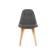 Стул деревянный Filip dark gray / wood