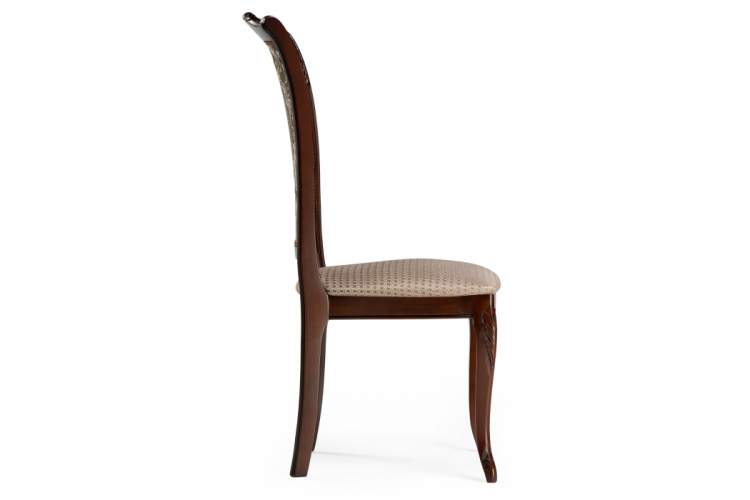 Стул деревянный Керия ткань бежевый / вишня-6