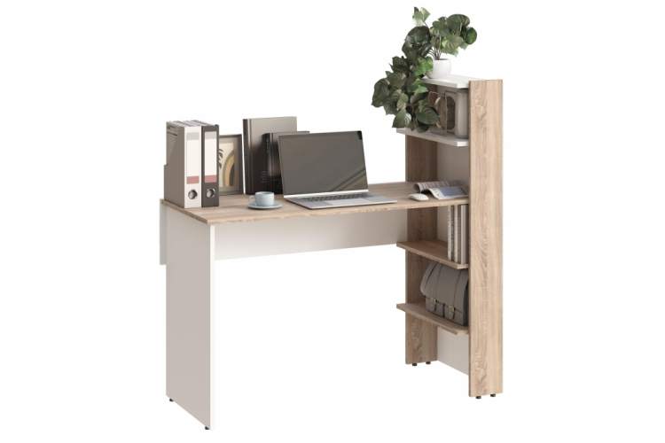 Компьютерный стол Арлет сонома / белый