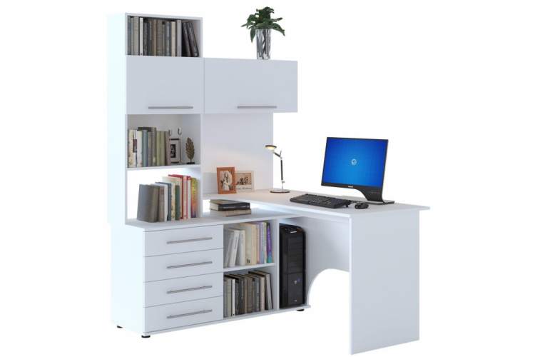 Компьютерный стол КСТ-14.1Л белый левый