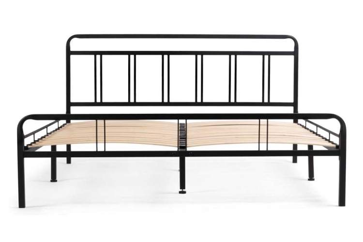 Кровать Рейк 160х200 черная-3