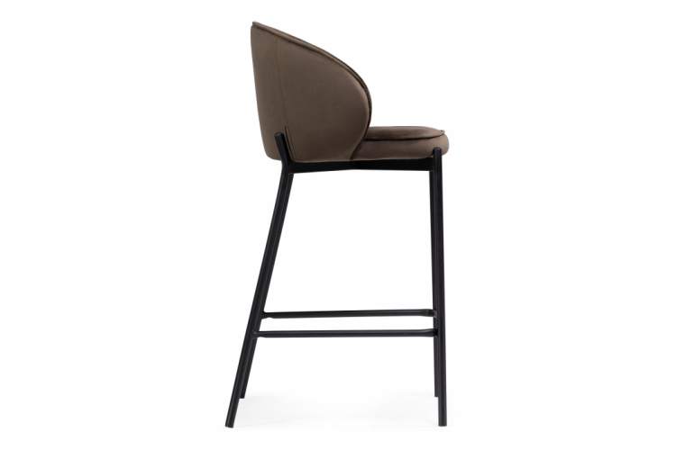 Барный стул Нейл шоколадный / черный-3