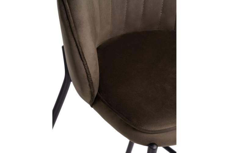 Барный стул Нейл шоколадный / черный-6