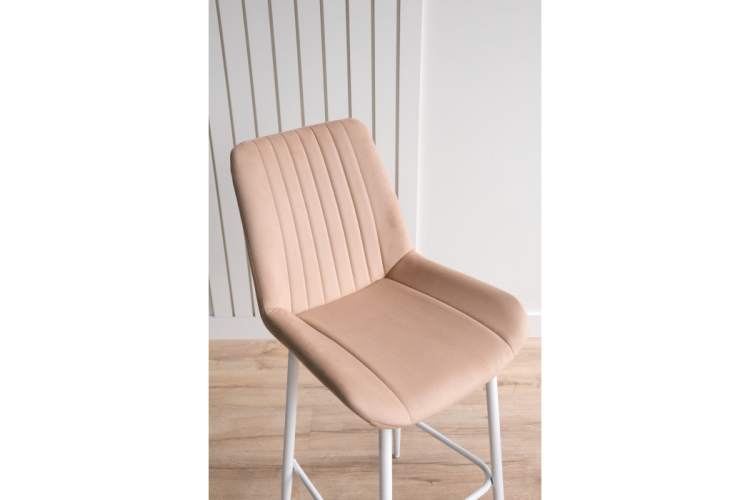 Барный стул Седа 360 бежевый (zd 210) / белый np-7