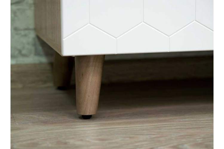 Шкаф Мариус М-01 дуб баррик / белый матовый-6