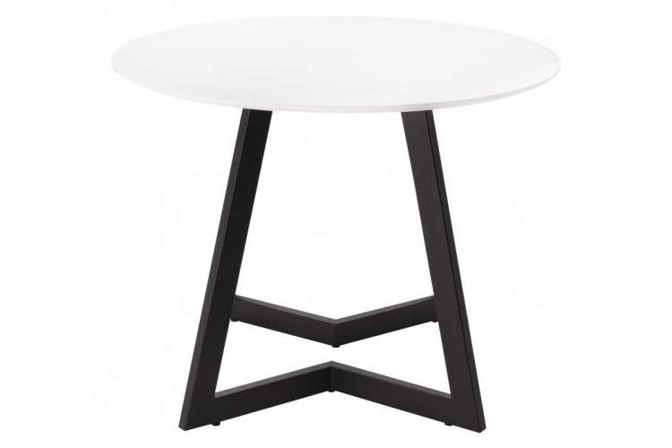 Стол стеклянный Алингсос белый / белая шагрень-6