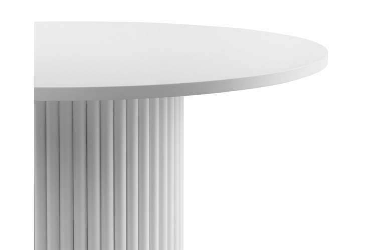 Стол деревянный Барел 100 белый / белый-9