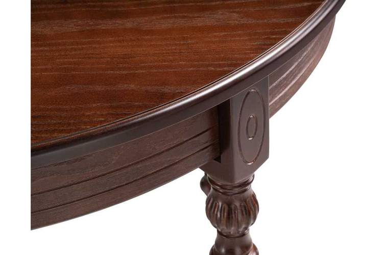 Стол деревянный Брейзер орех темный-4