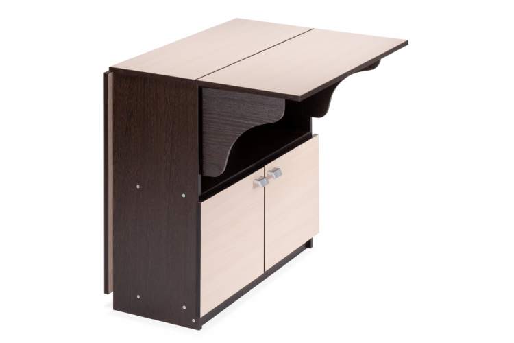 Стол деревянный Симоне венге / дуб молочный