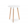 Lorini 60 white / wood Стол деревянный