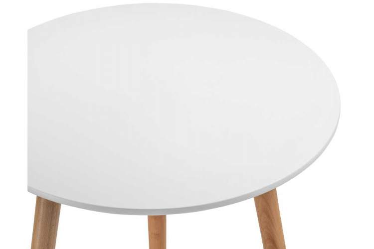 Стол деревянный Lorini 60 white / wood-2