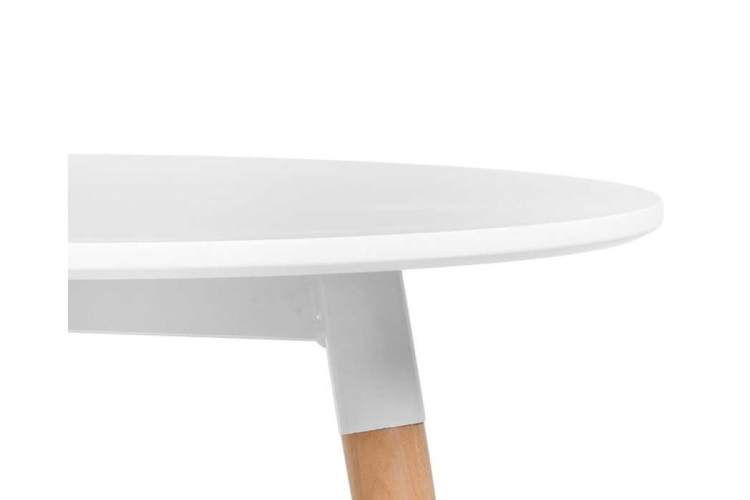 Стол деревянный Lorini 60 white / wood-3