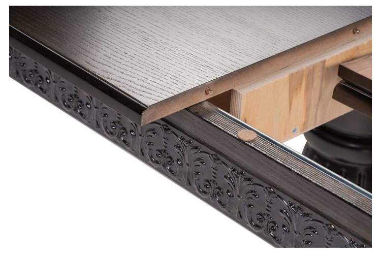 Стол деревянный Морнит 220(320)х110 орех темный / орех-6