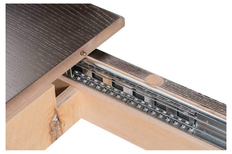 Стол деревянный Морнит 220(320)х110 орех темный / орех-7