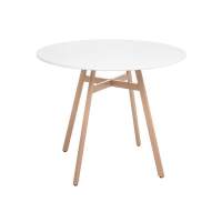 Стол деревянный Skandi 90 белый