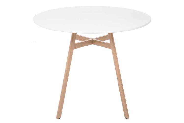 Стол деревянный Skandi 90 белый-5