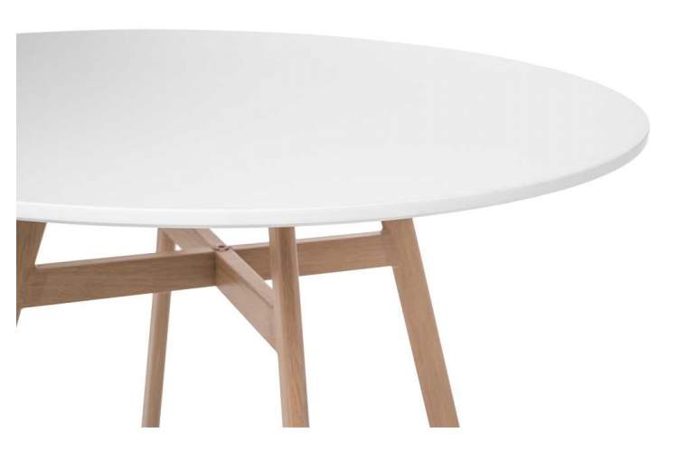 Стол деревянный Skandi 90 белый-1