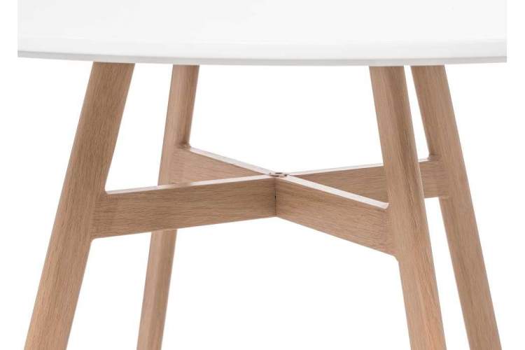 Стол деревянный Skandi 90 белый-3