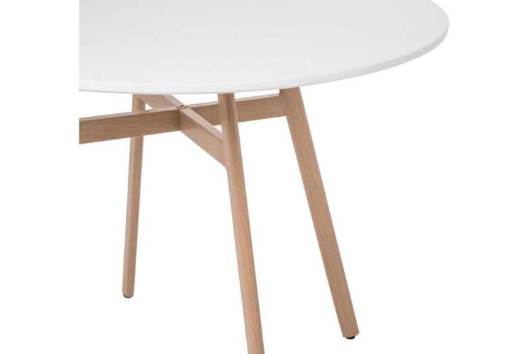 Стол деревянный Skandi 90 белый-4