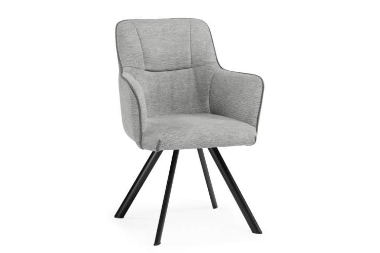 Стул на металлокаркасе Elis gray / dark gray / black