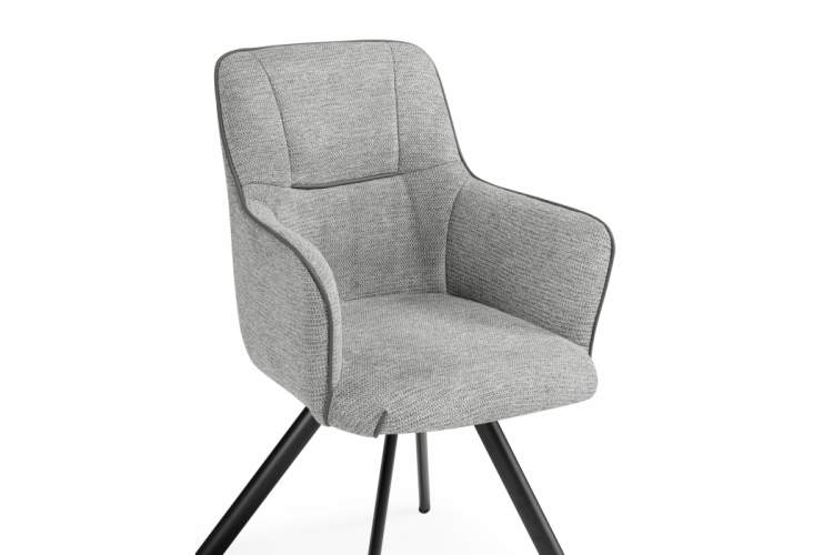 Стул на металлокаркасе Elis gray / dark gray / black-5